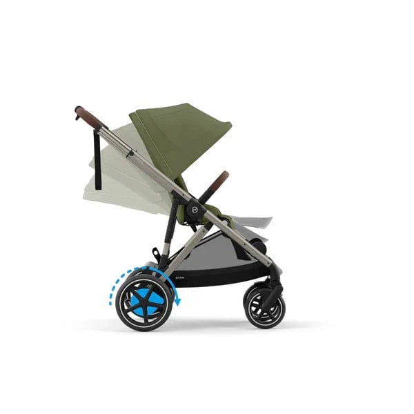 Cybex Travel Systems Cybex eGazelle S, Cloud T Travel System - Taupe / Moss Green