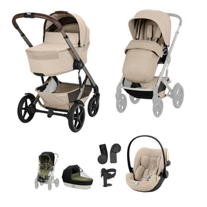Cybex Travel Systems Cybex Talos S Lux (Cloud G3 Plus) Travel System - Taupe/Almond Beige (2026)
