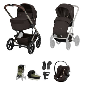 Cybex Travel Systems Cybex Talos S Lux (Cloud G3 Plus) Travel System - Taupe/Chocolate Brown (2026)