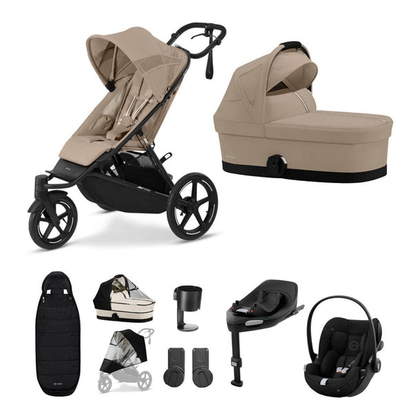 Cybex Wheels Cybex AVI Spin Luxury Cloud G Bundle - Almond Beige