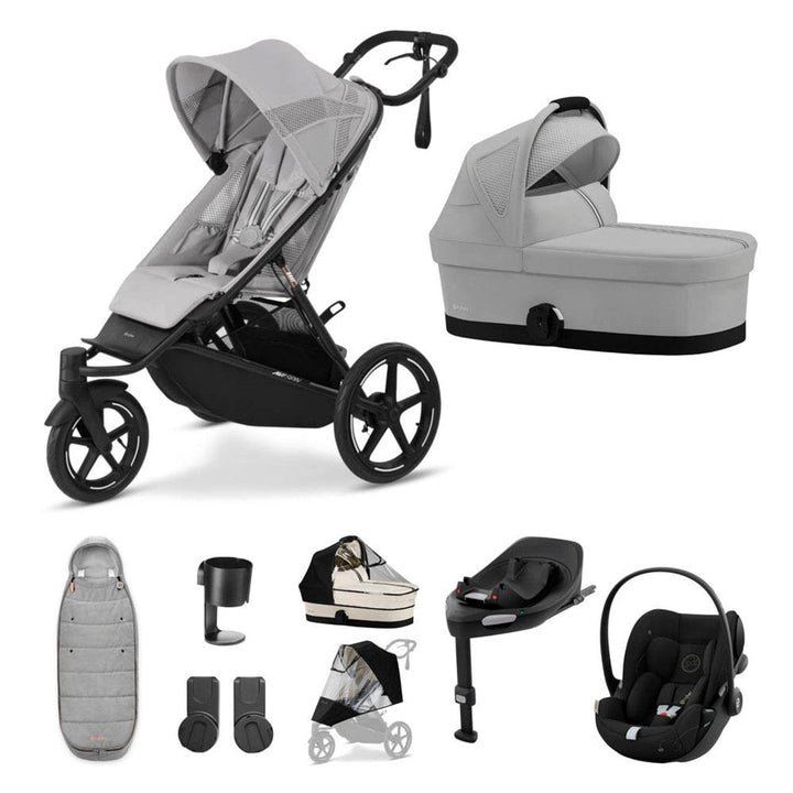 Cybex Wheels Cybex AVI Spin Luxury Cloud G Bundle - Fog Grey