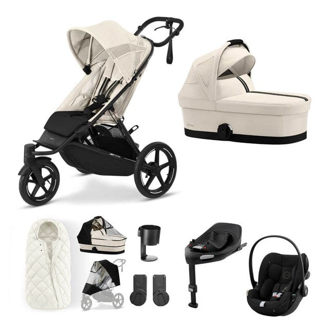 Cybex Wheels Cybex AVI Spin Luxury Cloud G Bundle - Seashell Beige