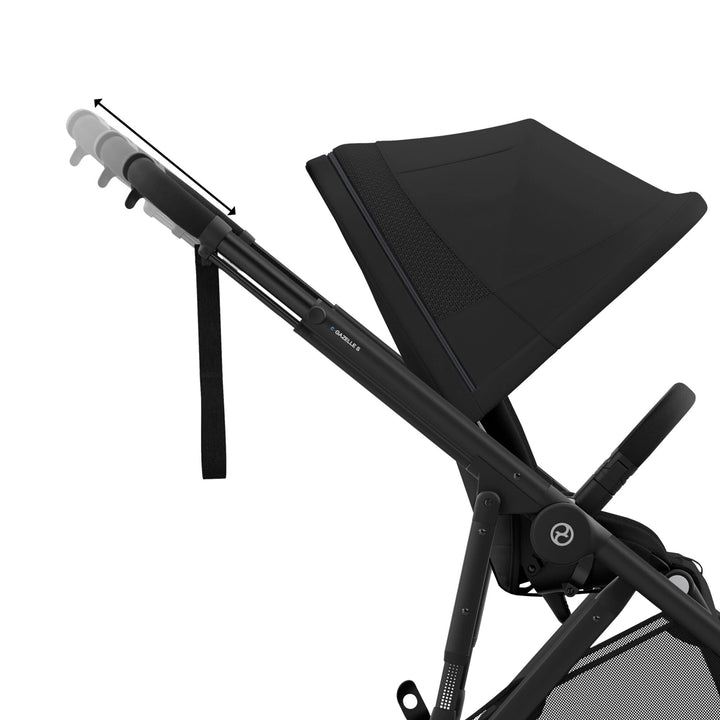 Cybex Wheels Cybex eGazelle S Pushchair - Black/Moon Black