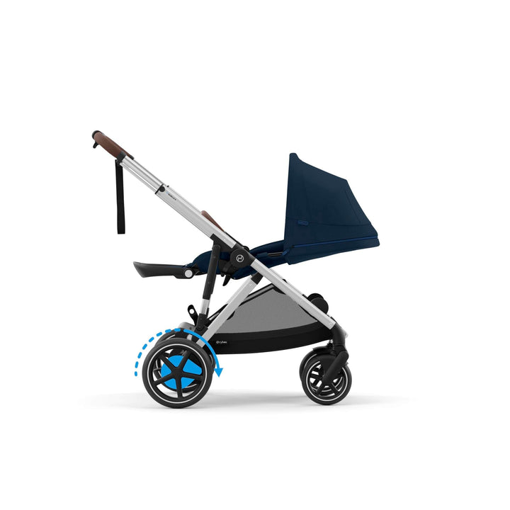 Cybex Wheels Cybex eGazelle S Pushchair - Silver/Ocean Blue