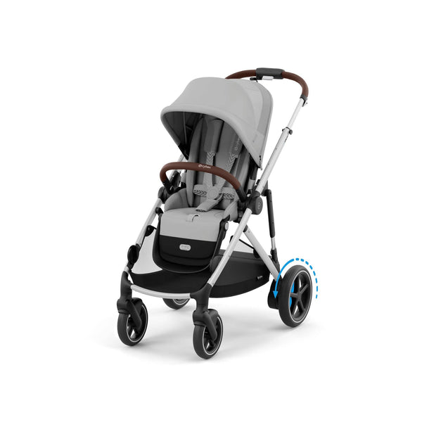 Cybex Wheels Cybex eGazelle S Pushchair - Silver/Stone Grey