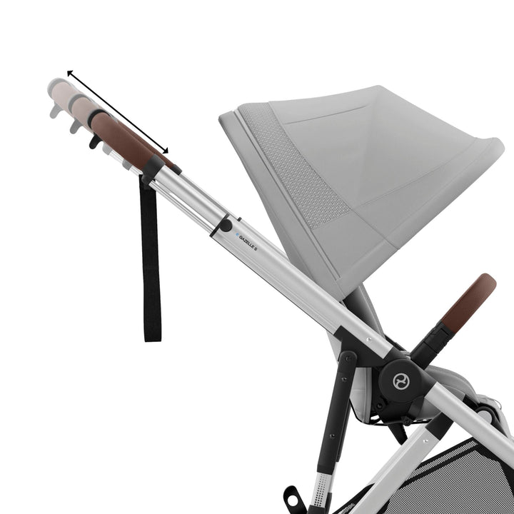 Cybex Wheels Cybex eGazelle S Pushchair - Silver/Stone Grey