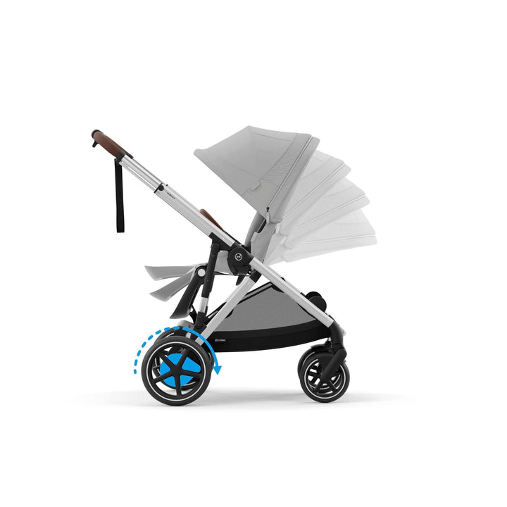 Cybex Wheels Cybex eGazelle S Pushchair - Silver/Stone Grey