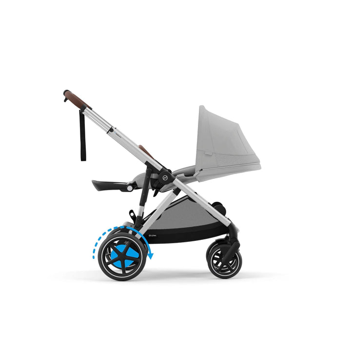 Cybex Wheels Cybex eGazelle S Pushchair - Silver/Stone Grey