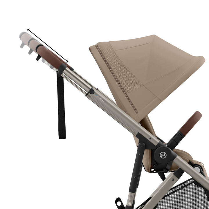 Cybex Wheels Cybex eGazelle S Pushchair - Taupe/Almond Beige