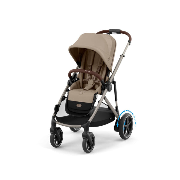 Cybex Wheels Cybex eGazelle S Pushchair - Taupe/Almond Beige