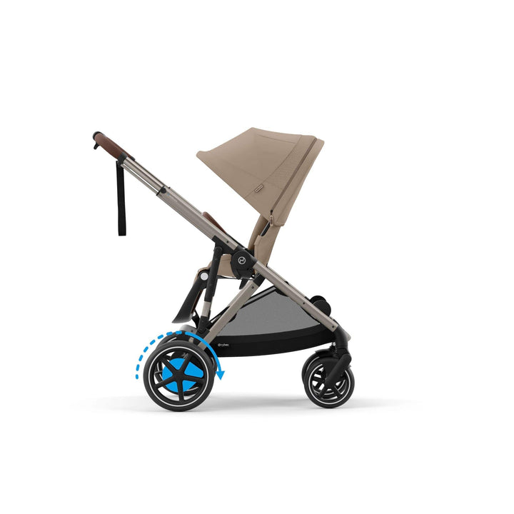 Cybex Wheels Cybex eGazelle S Pushchair - Taupe/Almond Beige