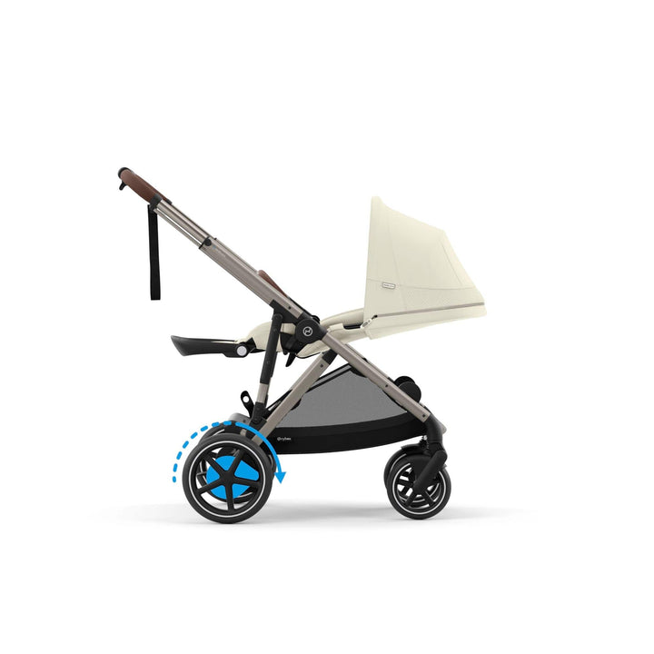 Cybex Wheels Cybex eGazelle S Pushchair - Taupe/Seashell Beige