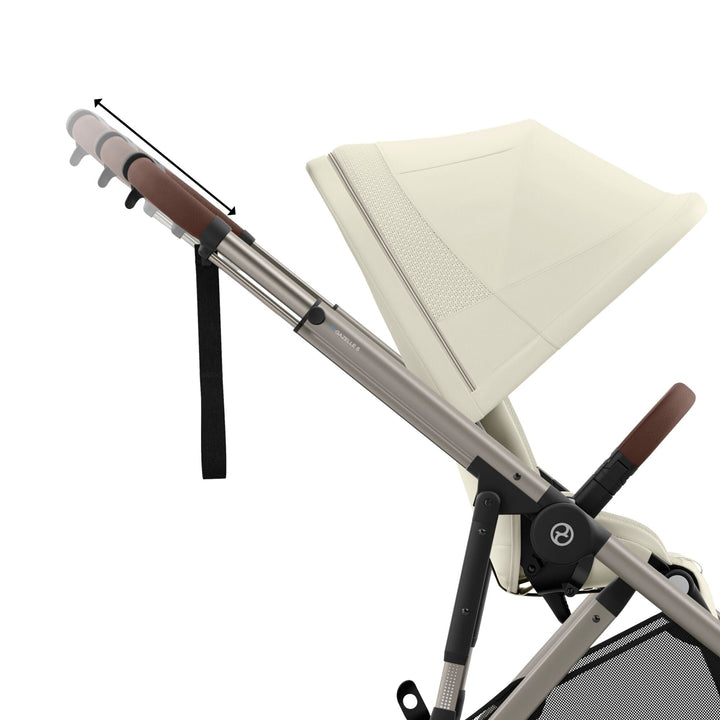 Cybex Wheels Cybex eGazelle S Pushchair - Taupe/Seashell Beige