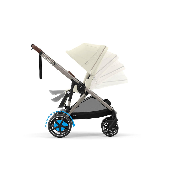 Cybex Wheels Cybex eGazelle S Pushchair - Taupe/Seashell Beige