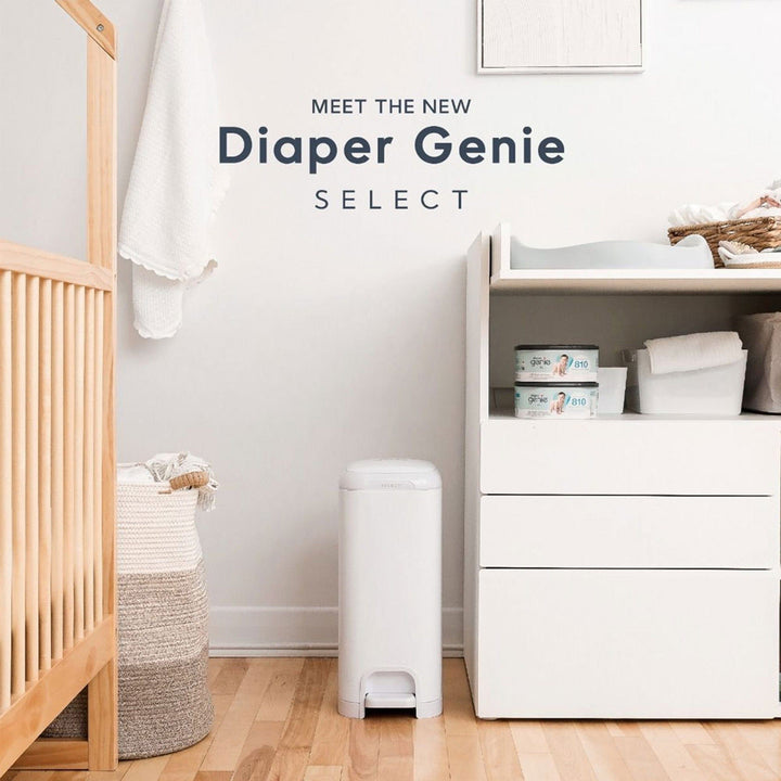 Diaper Genie Secchio Pannolini Completo Con 3 Ricariche Max Fresh - Fino A 810 Pannolini Neonato, Filtro Al Carbone Incluso - 4