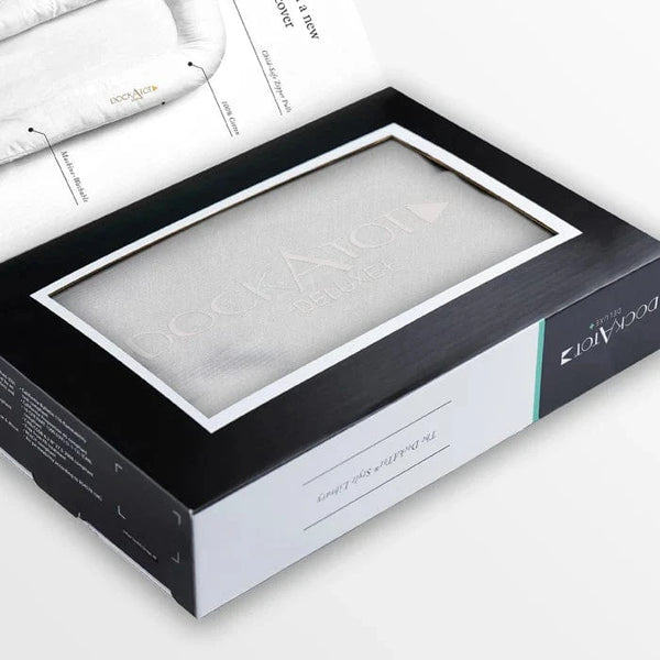 DockATot Sleeping Bags DockATot Deluxe+ Spare Cover - Fog Grey Chambray