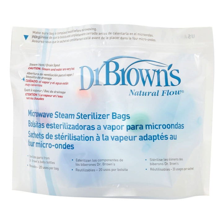 Dr Brown's Home Equipment Dr Brown's Microwave Steam Steriliser Bags (Pack of 5)