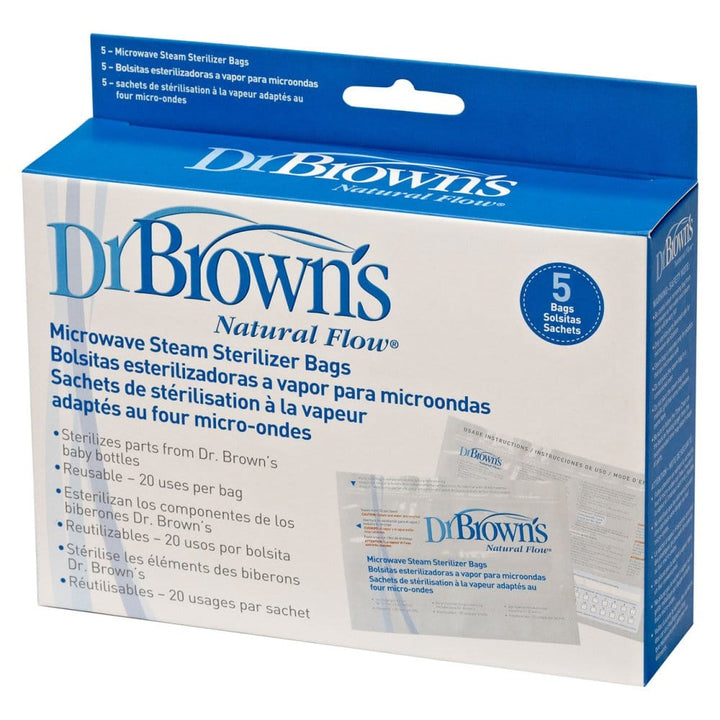 Dr Brown's Home Equipment Dr Brown's Microwave Steam Steriliser Bags (Pack of 5)