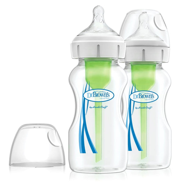 Dr Brown's Home Equipment Dr Brown’s Options+ Anti-Colic Bottle (270ml, Twin Pack)