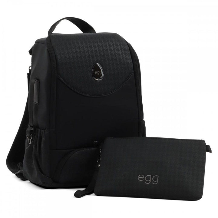 Egg Backpacks Egg 3 Backpack - Houndstooth Black