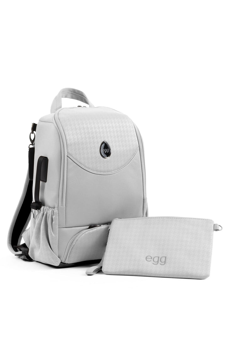 Egg Backpacks Egg 3 Top Loader Backpack - Houndstooth Silver