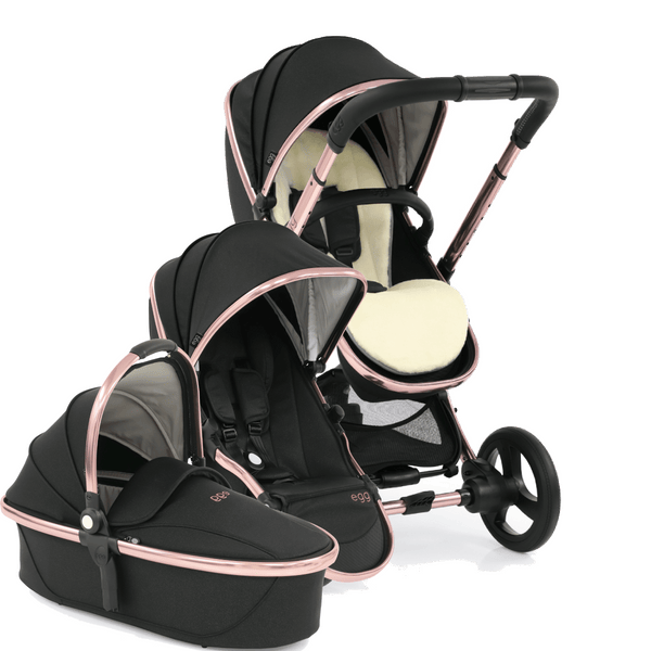 Egg double pushchairs Egg 2 Double Stroller - Diamond Black