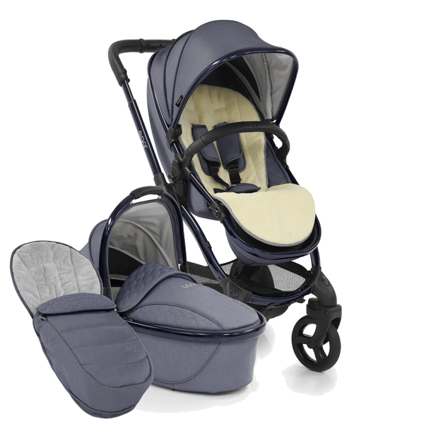 Egg Prams & Pushchairs Egg 2 Stroller, Carrycot & Footmuff - Chambray