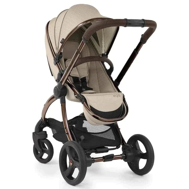 Egg Prams & Pushchairs Egg 2 Stroller , Carrycot & Liner (Grey) - Feather Geo