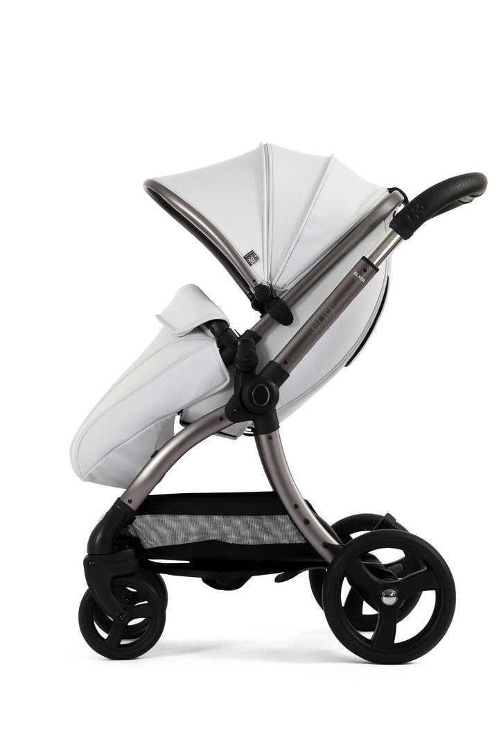 Egg Prams & Pushchairs Egg 3 Stroller and Carrycot - Houndstooth Silver