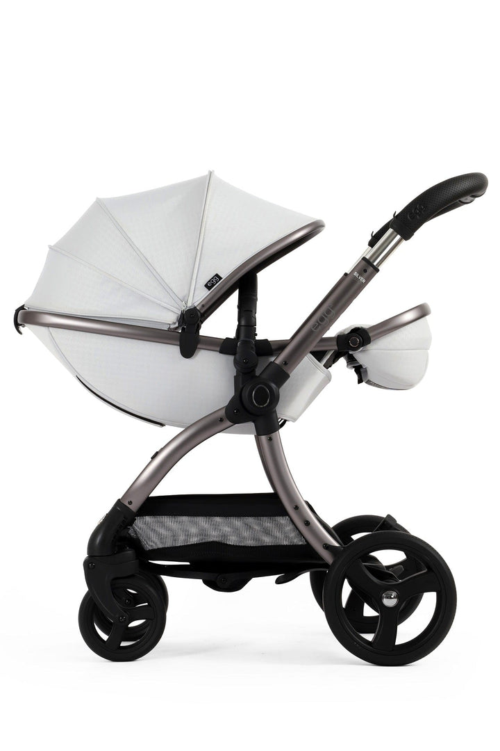 Egg Prams & Pushchairs Egg 3 Stroller and Carrycot - Houndstooth Silver