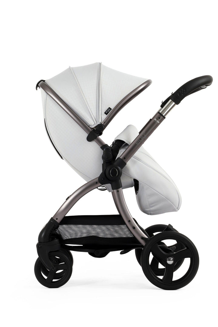 Egg Prams & Pushchairs Egg 3 Stroller and Carrycot - Houndstooth Silver