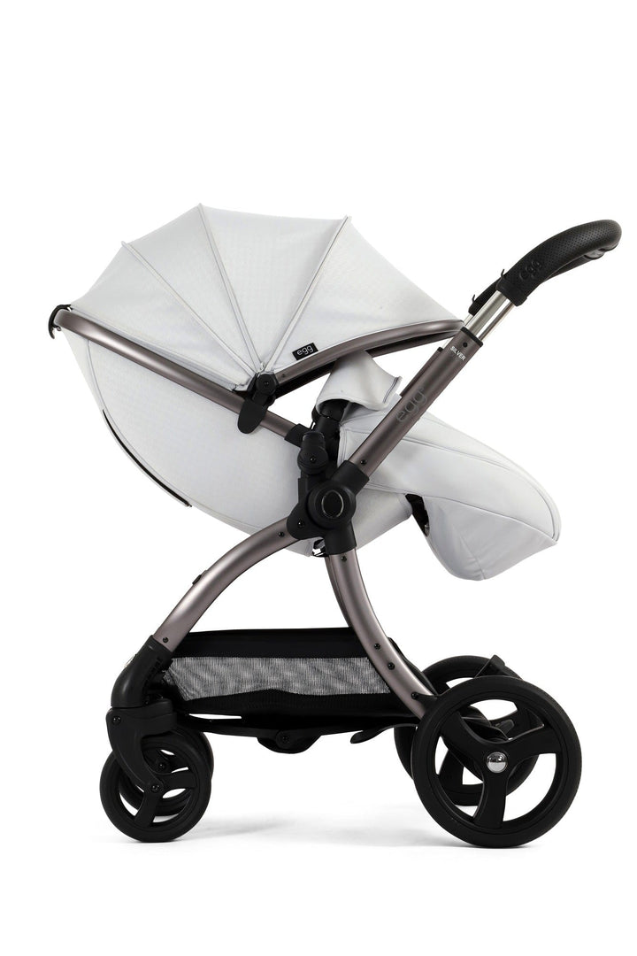 Egg Prams & Pushchairs Egg 3 Stroller and Carrycot - Houndstooth Silver