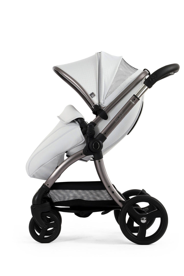 Egg Prams & Pushchairs Egg 3 Stroller and Carrycot - Houndstooth Silver