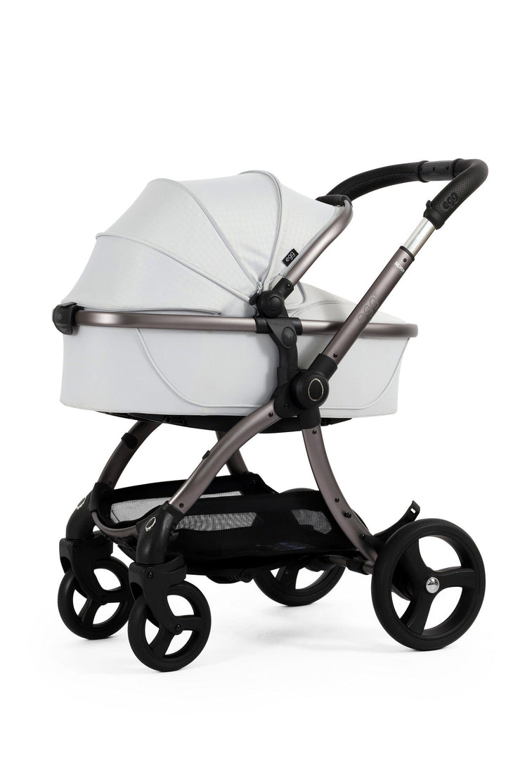 Egg Prams & Pushchairs Egg 3 Stroller and Carrycot - Houndstooth Silver