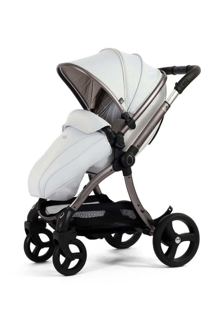 Egg Prams & Pushchairs Egg 3 Stroller and Carrycot - Houndstooth Silver