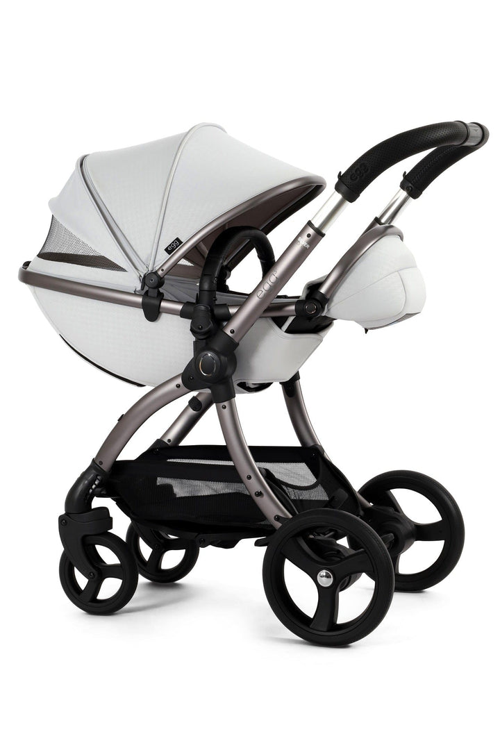 Egg Prams & Pushchairs Egg 3 Stroller and Carrycot - Houndstooth Silver