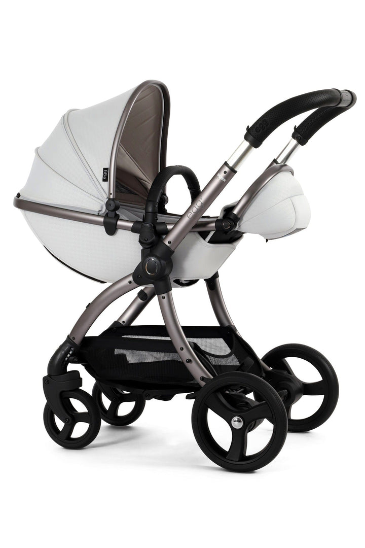 Egg Prams & Pushchairs Egg 3 Stroller and Carrycot - Houndstooth Silver