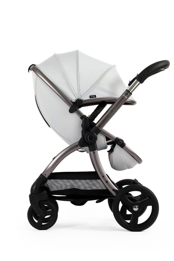 Egg Prams & Pushchairs Egg 3 Stroller and Carrycot - Houndstooth Silver