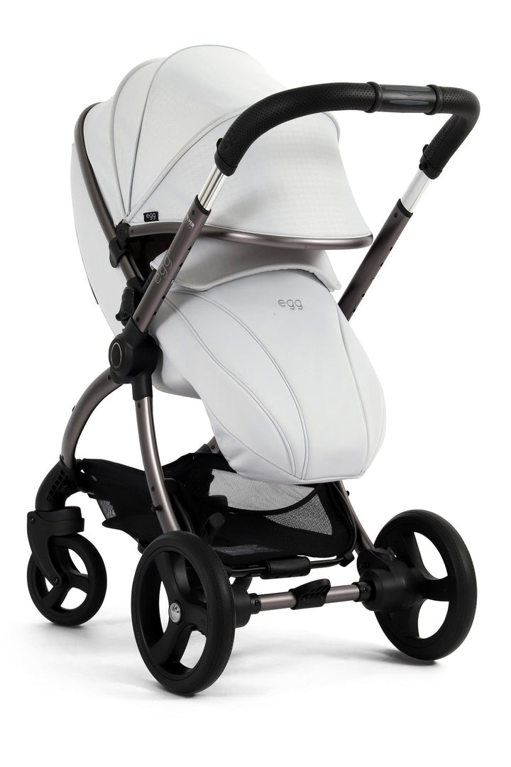 Egg Prams & Pushchairs Egg 3 Stroller and Carrycot - Houndstooth Silver