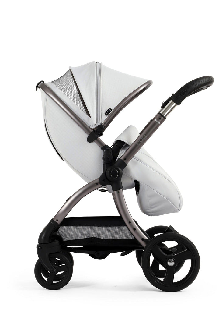 Egg Prams & Pushchairs Egg 3 Stroller and Carrycot - Houndstooth Silver