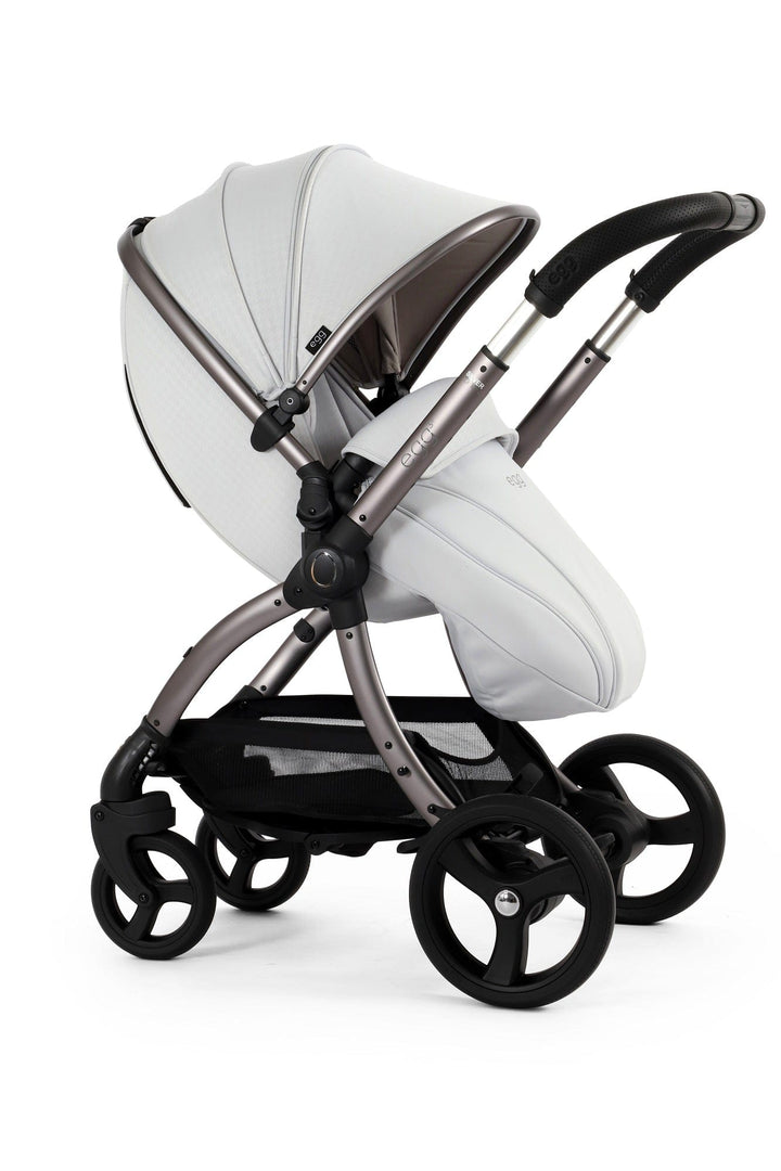 Egg Prams & Pushchairs Egg 3 Stroller and Carrycot - Houndstooth Silver