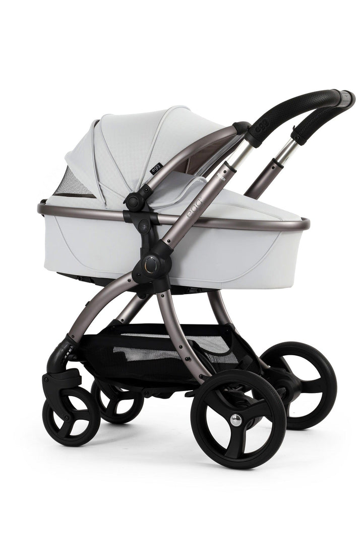 Egg Prams & Pushchairs Egg 3 Stroller and Carrycot - Houndstooth Silver