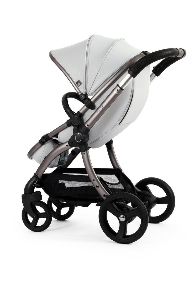 Egg Prams & Pushchairs Egg 3 Stroller and Carrycot - Houndstooth Silver
