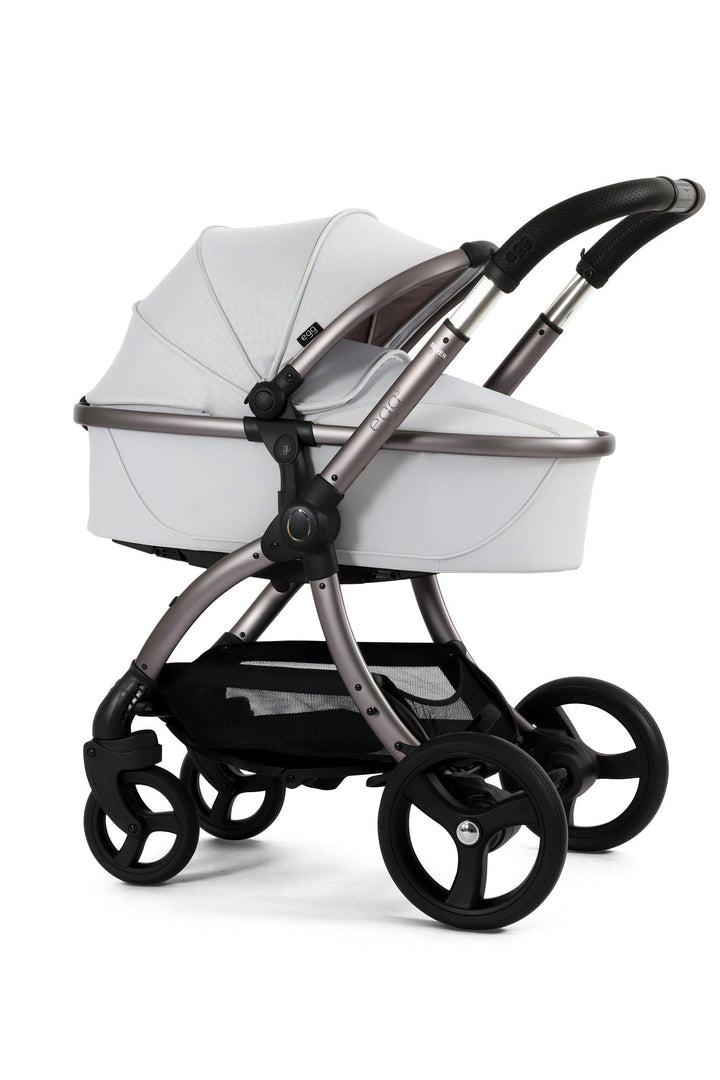 Egg Prams & Pushchairs Egg 3 Stroller and Carrycot - Houndstooth Silver