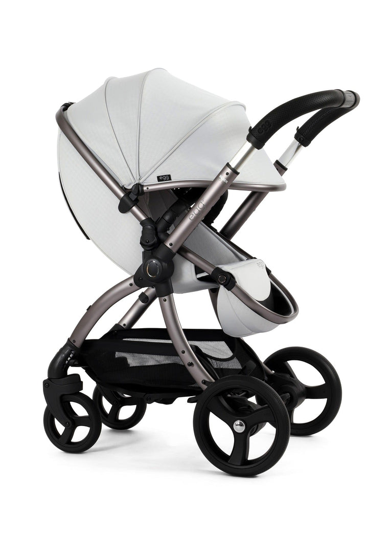Egg Prams & Pushchairs Egg 3 Stroller and Carrycot - Houndstooth Silver