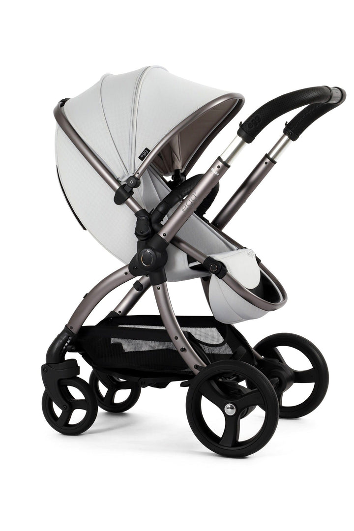 Egg Prams & Pushchairs Egg 3 Stroller and Carrycot - Houndstooth Silver