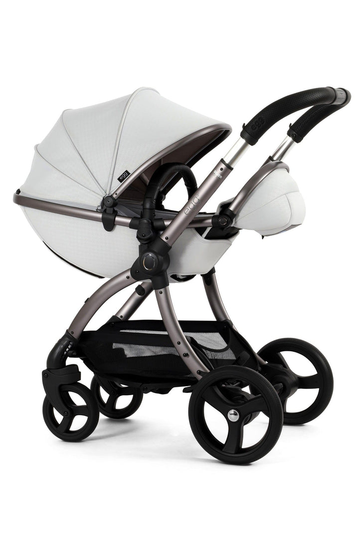 Egg Prams & Pushchairs Egg 3 Stroller and Carrycot - Houndstooth Silver