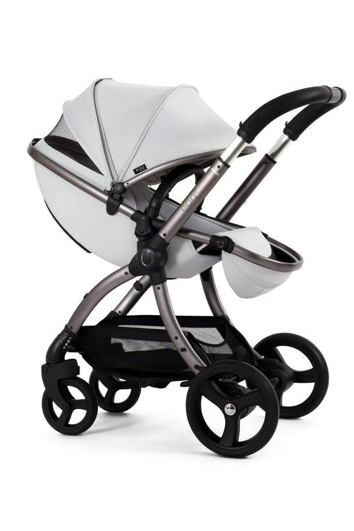 Egg Prams & Pushchairs Egg 3 Stroller and Carrycot - Houndstooth Silver