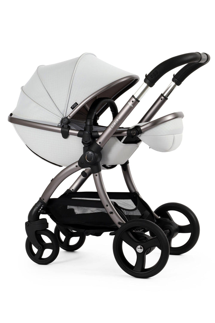 Egg Prams & Pushchairs Egg 3 Stroller and Carrycot - Houndstooth Silver