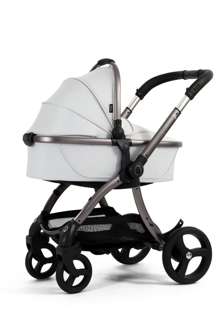 Egg Prams & Pushchairs Egg 3 Stroller and Carrycot - Houndstooth Silver